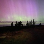 Nordlichter über Nova Scotia